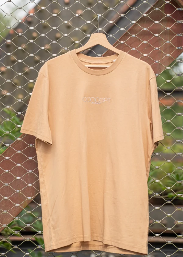 T-SHIRT Broderie Beige Latte – Image 4