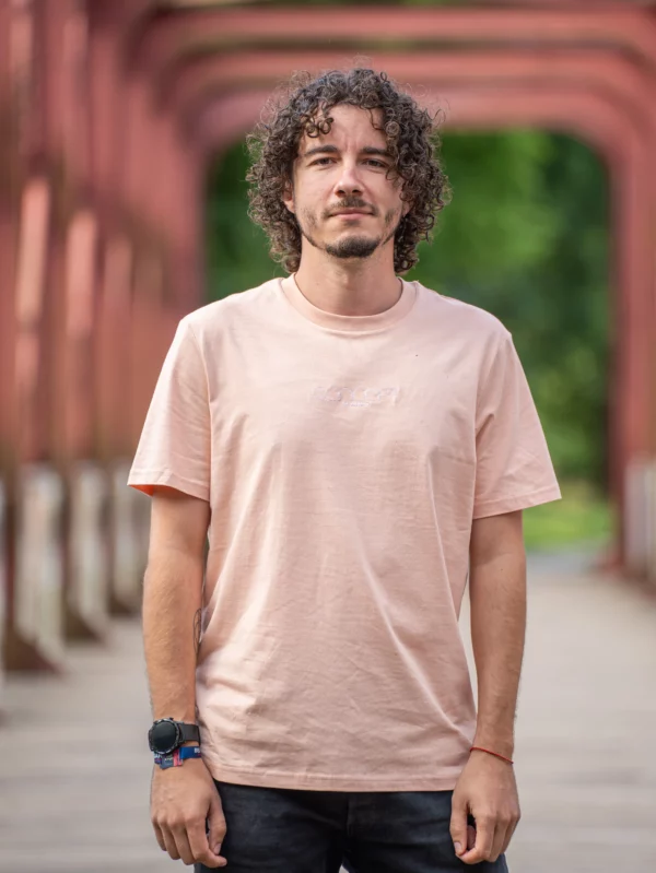 T-SHIRT Broderie Pêche