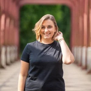 T-SHIRT Broderie Noir